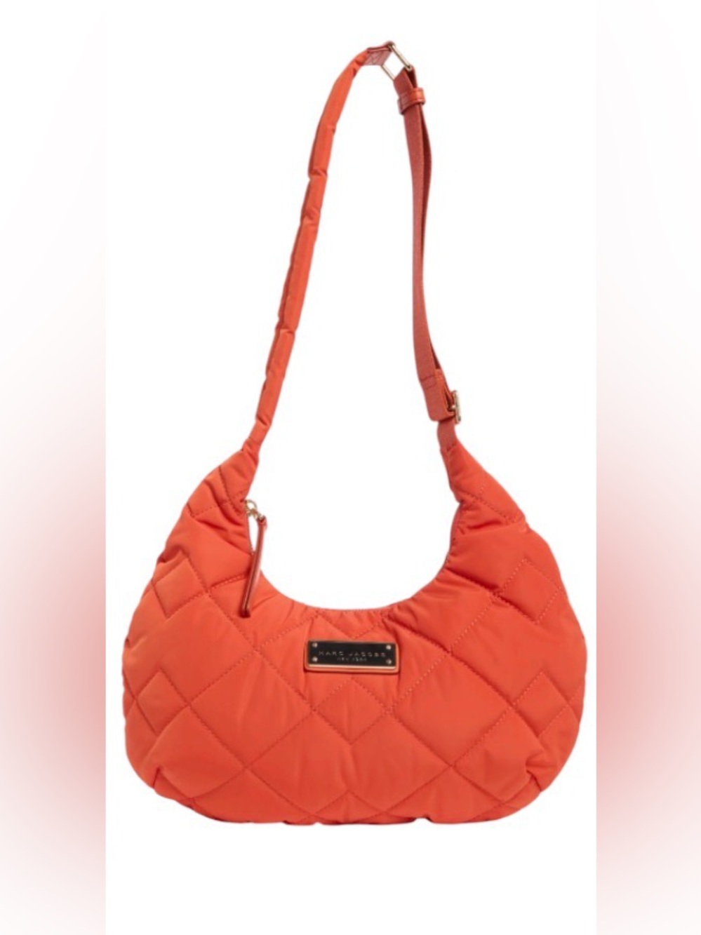 Marc Jacobs Red Quilted Hobo Shoulder /Crossbody Bag